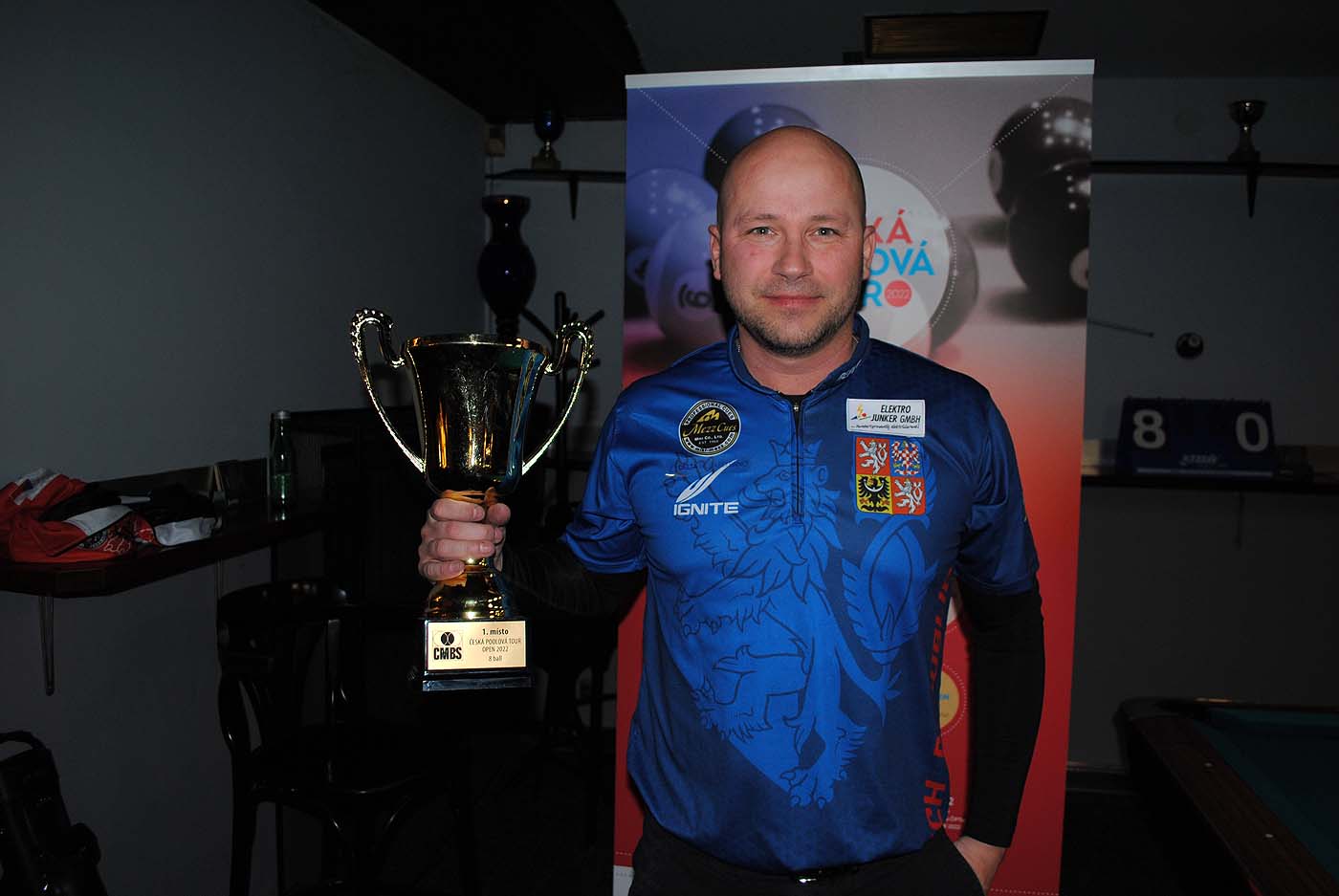 Vítězem ČPTour Open 8 ball je Roman Hybler