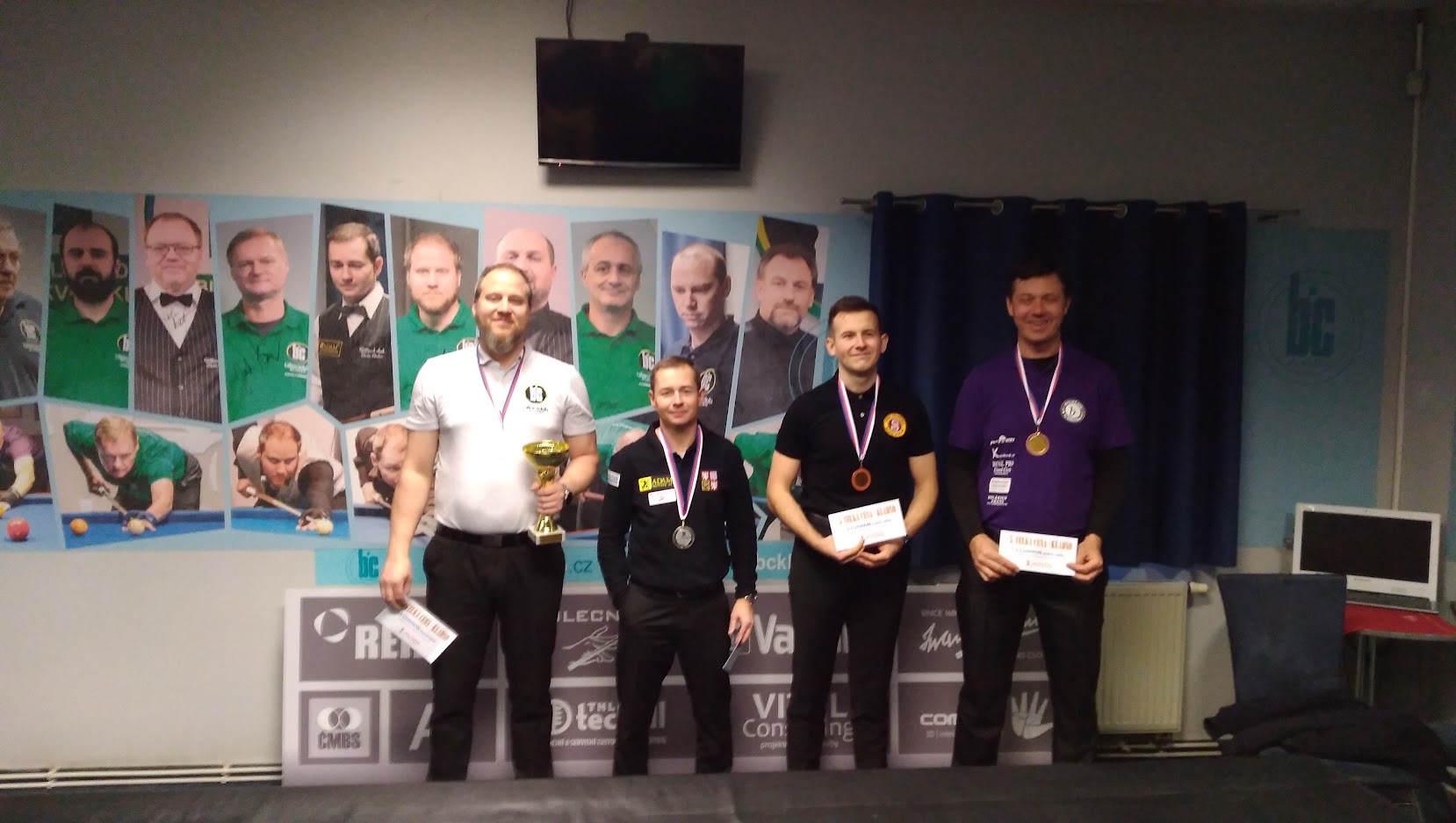 Kladenští ovládli domácí Velkou cenu v trojbandu