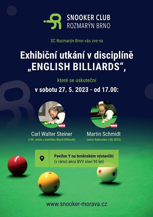 Snookerová exhibice v Brně