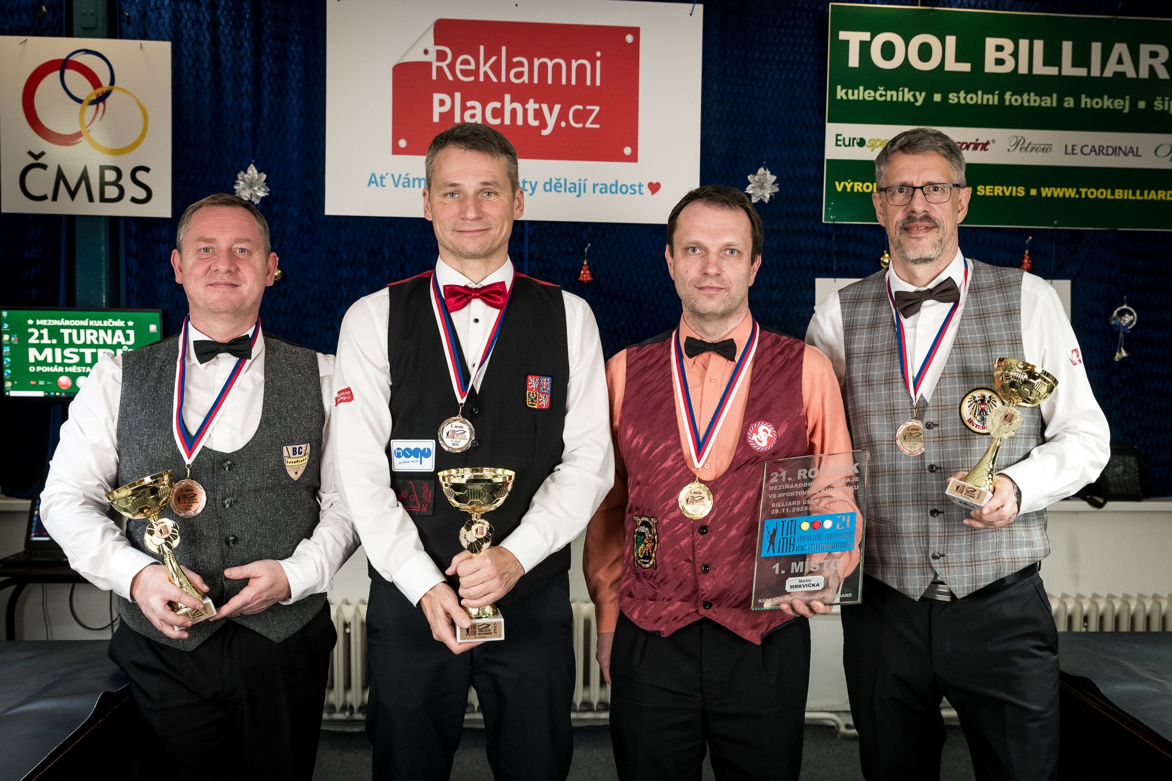 Martin Mrkvička prvně vyhrává Turnaj mistrů města Bohumína